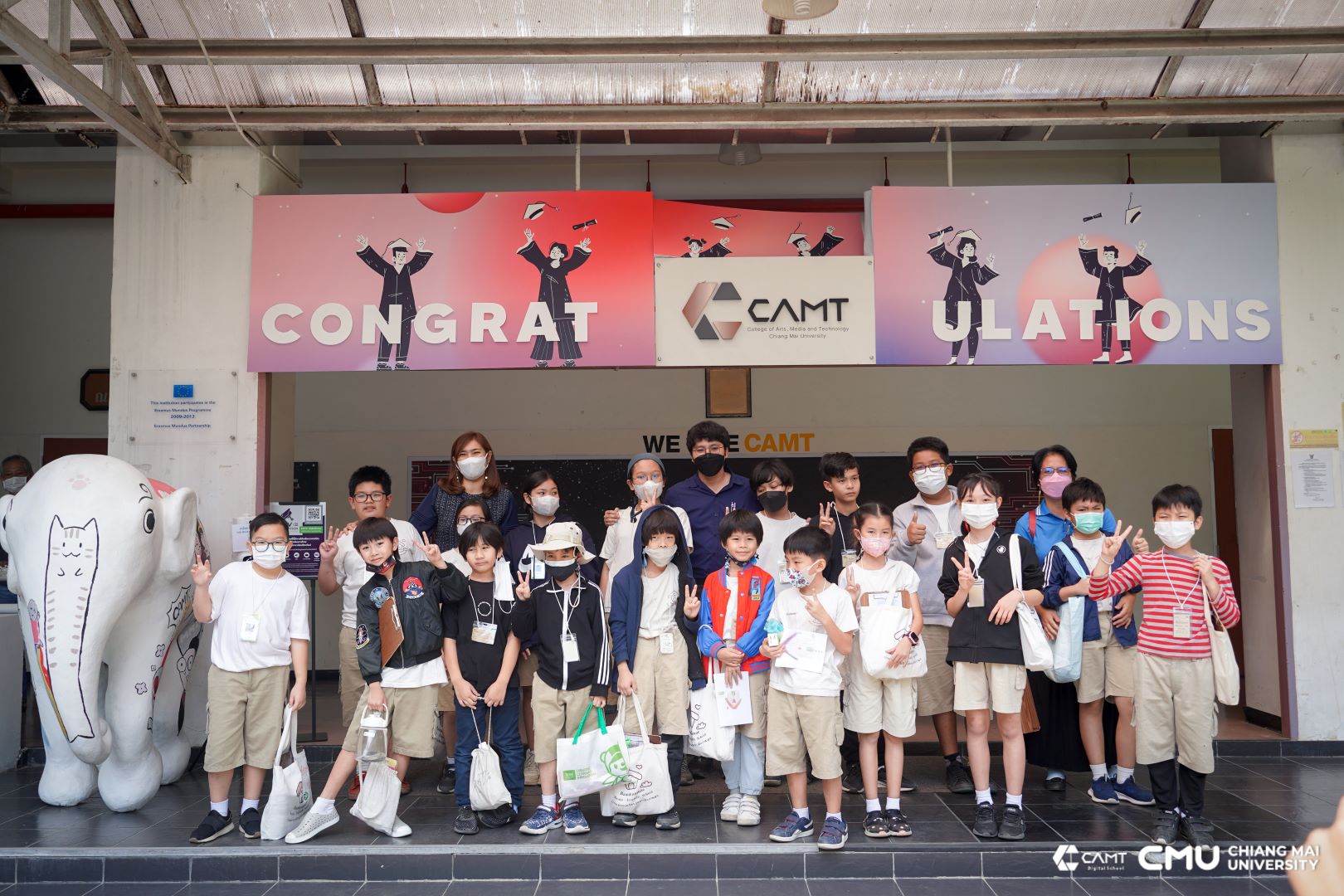 ต้อนรับคณะคุณครูและนักเรียนโรงเรียนบ้านคุณแม่ จ.เชียงใหม่